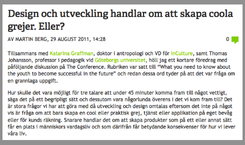 Martin Bergs blogginlägg Martin Bergs blogginlägg